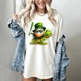St Patrick’s Day Baseball Shamrock Player Women's Comfort Colors T-Shirt Ivory St Patrick’s Day Baseball Shamrock Player Women's Comfort Colors T-Shirt Ivory