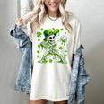St Patricks Day Baseball Skeleton Irish Leprechaun Hat Boys Women's Comfort Colors T-Shirt Ivory St Patricks Day Baseball Skeleton Irish Leprechaun Hat Boys Women's Comfort Colors T-Shirt Ivory