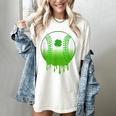 St Patricks Day Shamrock Baseball Irish Boys Kids Men Women's Comfort Colors T-Shirt Ivory