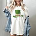 St Patricks Day Shamrock Baseball Saint Paddy's Kids Boys Women's Comfort Colors T-Shirt Ivory