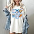 Stamps Coquette Bow Baseball Kids Youth Girls Baseball Mom Women's Comfort Colors T-Shirt Ivory Stamps Coquette Bow Baseball Kids Youth Girls Baseball Mom Women's Comfort Colors T-Shirt Ivory