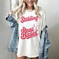 Stealing Hearts Like I Steal Bases Cute Baseball Boys Women's Comfort Colors T-Shirt Ivory Stealing Hearts Like I Steal Bases Cute Baseball Boys Women's Comfort Colors T-Shirt Ivory