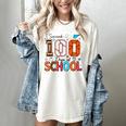 I Survived 100 Days Baseball Football Basketball School Kids Women's Comfort Colors T-Shirt Ivory I Survived 100 Days Baseball Football Basketball School Kids Women's Comfort Colors T-Shirt Ivory