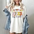 I Survived 6733 Days Baseball Football Softball 100 Days Women's Comfort Colors T-Shirt Ivory I Survived 6733 Days Baseball Football Softball 100 Days Women's Comfort Colors T-Shirt Ivory