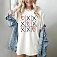 Tic Tac Toe Love Hearts Romantic Valentine Raglan Baseball Tee Women's Comfort Colors T-Shirt Ivory Tic Tac Toe Love Hearts Romantic Valentine Raglan Baseball Tee Women's Comfort Colors T-Shirt Ivory