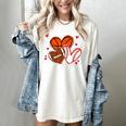 Valentines Baseball Basketball Football Heart Boy Men Women's Comfort Colors T-Shirt Ivory Valentines Baseball Basketball Football Heart Boy Men Women's Comfort Colors T-Shirt Ivory