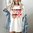 Valentines Day Drip Heart Baseball XOXO Boys Kids Men Sport Women's Comfort Colors T-Shirt Ivory Valentines Day Drip Heart Baseball XOXO Boys Kids Men Sport Women's Comfort Colors T-Shirt Ivory