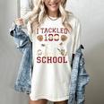 Women's 100 Days Of School Boys Kids Baseball Women's Comfort Colors T-Shirt Ivory Women's 100 Days Of School Boys Kids Baseball Women's Comfort Colors T-Shirt Ivory