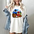 Women's Father Son Baseball Father's Day Women's Comfort Colors T-Shirt Ivory Women's Father Son Baseball Father's Day Women's Comfort Colors T-Shirt Ivory