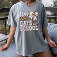 100 Days Of School Baseball 100th Day Of School Coquette Bow Women's Comfort Colors T-Shirt Gray 100 Days Of School Baseball 100th Day Of School Coquette Bow Women's Comfort Colors T-Shirt Gray