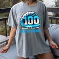 100 Days Of School Baseball Drip Ice Cream Kid Boy 100th Day Women's Comfort Colors T-Shirt Gray 100 Days Of School Baseball Drip Ice Cream Kid Boy 100th Day Women's Comfort Colors T-Shirt Gray