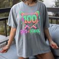 100 Days Of School Baseball Ice Cream Drip 100th Day Player Women's Comfort Colors T-Shirt Gray 100 Days Of School Baseball Ice Cream Drip 100th Day Player Women's Comfort Colors T-Shirt Gray