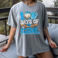 100 Days Of School Baseball Ice Cream Drip Student Kids Boys Women's Comfort Colors T-Shirt Gray