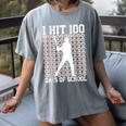 100 Days Of School Boys Kids 100th Day Balls For Baseball Women's Comfort Colors T-Shirt Gray