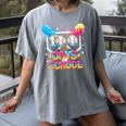 100 Days Of School Ice Cream Baseball Player For Kids Boys Women's Comfort Colors T-Shirt Gray