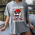 100 Days Of School Retro Baseball Sport For Boys Teachers Women's Comfort Colors T-Shirt Gray 100 Days Of School Retro Baseball Sport For Boys Teachers Women's Comfort Colors T-Shirt Gray