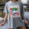100 Days Smarter Baseball 100 Days Of School Boy Girl Kid Women's Comfort Colors T-Shirt Gray 100 Days Smarter Baseball 100 Days Of School Boy Girl Kid Women's Comfort Colors T-Shirt Gray