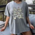 100 Days Smarter Baseball Sport School Celebration Women's Comfort Colors T-Shirt Gray