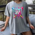 10th Birthday Boys Baseball Ice Cream Drip Boys Baseball Women's Comfort Colors T-Shirt Gray