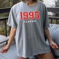 30 Year Old 1995 Classic Baseball Fan 30th Birthday Women's Comfort Colors T-Shirt Gray