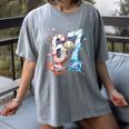 6 7 Baseball Six Seven Meme 67 Hands Kids Men Women Women's Comfort Colors T-Shirt Gray 6 7 Baseball Six Seven Meme 67 Hands Kids Men Women Women's Comfort Colors T-Shirt Gray