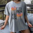 6 7 If You Know You Know Baseball Ice Cream Dip Women's Comfort Colors T-Shirt Gray
