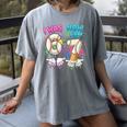 I Was 6 Now I'm 7 Baseball Drip 67 Birthday Boy 7th Birthday Women's Comfort Colors T-Shirt Gray I Was 6 Now I'm 7 Baseball Drip 67 Birthday Boy 7th Birthday Women's Comfort Colors T-Shirt Gray
