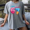 I Was 6 Now I'm 7 Meme Six Seven Baseball 7th Birthday Women's Comfort Colors T-Shirt Gray I Was 6 Now I'm 7 Meme Six Seven Baseball 7th Birthday Women's Comfort Colors T-Shirt Gray