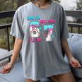 Now Im 6 Next Year I'Ll Be 7 Baseball Ice Cream Drip 67 Meme Women's Comfort Colors T-Shirt Gray