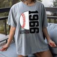 60th Birthday Baseball Limited Edition 1966 Women's Comfort Colors T-Shirt Gray