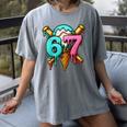67 Baseball Ice Cream Drip Kids Women's Comfort Colors T-Shirt Gray 67 Baseball Ice Cream Drip Kids Women's Comfort Colors T-Shirt Gray