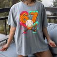 67 Ice Cream Drip Baseball Number 67 Player 67th Birthday Women's Comfort Colors T-Shirt Gray 67 Ice Cream Drip Baseball Number 67 Player 67th Birthday Women's Comfort Colors T-Shirt Gray