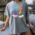 67 Meme Baseball Kids Girls Humor Number 6 7 Women's Comfort Colors T-Shirt Gray 67 Meme Baseball Kids Girls Humor Number 6 7 Women's Comfort Colors T-Shirt Gray