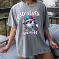 67 Meme Six Seven Baseball Ice Cream Drip Girls Boys Women's Comfort Colors T-Shirt Gray