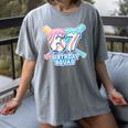 67th Birthday Squad Baseball Ice Cream Drip Birthday Squad Women's Comfort Colors T-Shirt Gray 67th Birthday Squad Baseball Ice Cream Drip Birthday Squad Women's Comfort Colors T-Shirt Gray