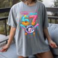7th Birthday Boys I Was 6 Now I'm 7 Baseball Ice Cream Drip Women's Comfort Colors T-Shirt Gray 7th Birthday Boys I Was 6 Now I'm 7 Baseball Ice Cream Drip Women's Comfort Colors T-Shirt Gray