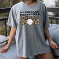 Act Like a Lady Scream Like a Baseball Mom Mother Women's Comfort Colors T-Shirt Gray Act Like a Lady Scream Like a Baseball Mom Mother Women's Comfort Colors T-Shirt Gray