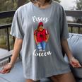 African American Baseball Mom Pisces Queen Zodiac Sign Women's Comfort Colors T-Shirt Gray