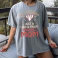Ain’t No Drama Just a Loud & Proud Baseball Mom Women's Comfort Colors T-Shirt Gray