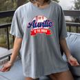 Auntie Rookie Of Year 1st Birthday Baseball Theme Matching Women's Comfort Colors T-Shirt Gray Auntie Rookie Of Year 1st Birthday Baseball Theme Matching Women's Comfort Colors T-Shirt Gray