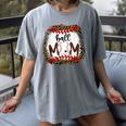 Ball Mom Leopard Ball Mom Baseball Mom Women's Comfort Colors T-Shirt Gray Ball Mom Leopard Ball Mom Baseball Mom Women's Comfort Colors T-Shirt Gray