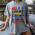 Ball Mom Proud Volleyball Baseball Mom Women's Comfort Colors T-Shirt Gray Ball Mom Proud Volleyball Baseball Mom Women's Comfort Colors T-Shirt Gray