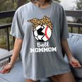 Ball MomMom Soccer Baseball Mom Mom Women's Comfort Colors T-Shirt Gray Ball MomMom Soccer Baseball Mom Mom Women's Comfort Colors T-Shirt Gray