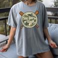 Baseball 100th Day Of School Camouflage Women's Comfort Colors T-Shirt Gray Baseball 100th Day Of School Camouflage Women's Comfort Colors T-Shirt Gray