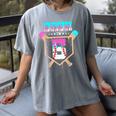 Baseball 5 Year Old Ice Cream Drip 5th Birthday Boys Player Women's Comfort Colors T-Shirt Gray