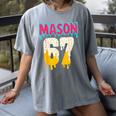 Baseball 6 7 Ice Cream Drip Number 67 Six Seven Meme Women's Comfort Colors T-Shirt Gray Baseball 6 7 Ice Cream Drip Number 67 Six Seven Meme Women's Comfort Colors T-Shirt Gray