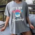 Baseball 6 Year Old Ice Cream Drip 6th Birthday Boy Number 6 Women's Comfort Colors T-Shirt Gray Baseball 6 Year Old Ice Cream Drip 6th Birthday Boy Number 6 Women's Comfort Colors T-Shirt Gray