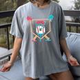 Baseball 6 Year Old Ice Cream Drip 6th Birthday Boys Player Women's Comfort Colors T-Shirt Gray Baseball 6 Year Old Ice Cream Drip 6th Birthday Boys Player Women's Comfort Colors T-Shirt Gray