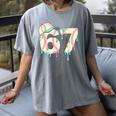 Baseball 67 Drip Six Seven Baseball Dripping Boys Kids Women's Comfort Colors T-Shirt Gray Baseball 67 Drip Six Seven Baseball Dripping Boys Kids Women's Comfort Colors T-Shirt Gray