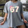 Baseball 67 Dripping Six Seven Drip Boys Gen Z Women's Comfort Colors T-Shirt Gray Baseball 67 Dripping Six Seven Drip Boys Gen Z Women's Comfort Colors T-Shirt Gray